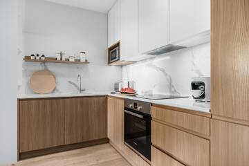 Фото номера Апартаменты с 1 спальней - ул. Czyżewskiego 7/1b Апартаменты Sanhaus Apartments г. Сопот 4