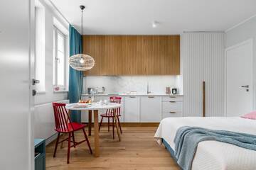 Фото номера Апартаменты-студио - ул. Czyżewskiego 7/1a Апартаменты Sanhaus Apartments г. Сопот 2