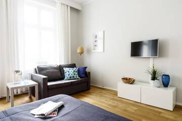 Фото номера Номер-студио — 6/1 Bałtycka Street Апартаменты Sanhaus Apartments г. Сопот 5