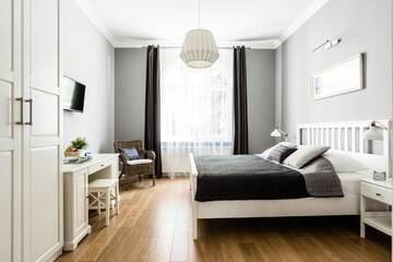 Фото номера Люкс с 2 спальнями и диваном-кроватью — 6/1 Fiszera Street Апартаменты Sanhaus Apartments г. Сопот 9