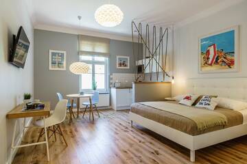 Фото номера Апартаменты-студио - Haffnera Street, 51/1b Апартаменты Sanhaus Apartments г. Сопот 2