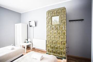 Фото номера Двухместный номер с 2 отдельными кроватями и общей ванной комнатой Хостелы Central Sopot г. Сопот 6