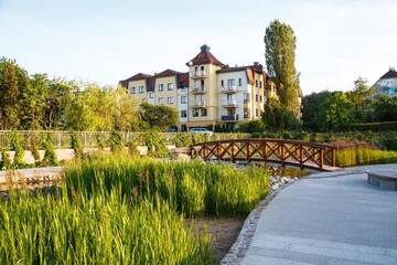 Фото номера Двухуровневые апартаменты в пентхаусе с 2 спальнями и 2 балконами Апартаменты Panorama Apartment - Happy Hours г. Сопот 93