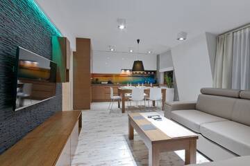 Фото номера Апартаменты с душем Апартаменты Imperial Apartments - Sopocka Przystań г. Сопот 3