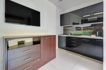 Фото номера Economy Studio with Sofa Bed (4 adults) Апартаменты Dom &amp; House - Apartamenty Sunrise г. Сопот 13
