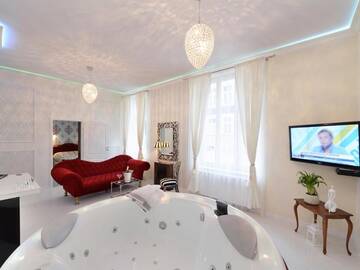 Фото номера Улучшенные апартаменты с гидромассажной ванной Апартаменты Sopot Spa Apartment г. Сопот 15