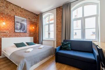 Фото номера Трехместный номер, с мини-кухней Проживание в семье Sopot Loft г. Сопот 15