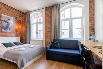 Фото номера Трехместный номер, с мини-кухней Проживание в семье Sopot Loft г. Сопот 16