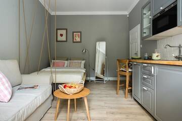 Фото номера Апартаменты-студио с видом на сад - Helska, 4/3 Апартаменты Apartments Factory г. Сопот 2