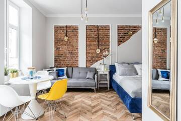 Фото номера Апартаменты-люкс с балконом — улица Haffnera, 52/1 Апартаменты Apartments Factory г. Сопот 6