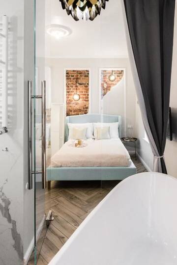 Фото номера Апартаменты-студио с ванной - Haffnera, 52/1 Апартаменты Apartments Factory г. Сопот 6