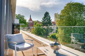 Фото номера Представительский двухместный номер с 1 кроватью Отель Focus Hotel Premium Sopot г. Сопот 5