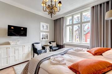 Фото номера Апартаменты Делюкс с 2 спальнями и мини-кухней Апартаменты Dom &amp; House - Mokwy Unique Apartments Sopot г. Сопот 13