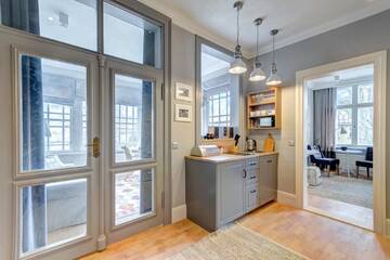 Фото номера Апартаменты «Комфорт» с 1 спальней и мини-кухней Апартаменты Dom &amp; House - Mokwy Unique Apartments Sopot г. Сопот 17