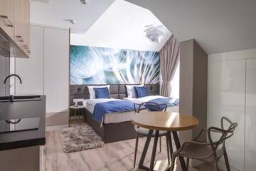 Фото номера Двухместный номер Делюкс с 1 кроватью Апарт-отели My Story Sopot Apartments г. Сопот 9