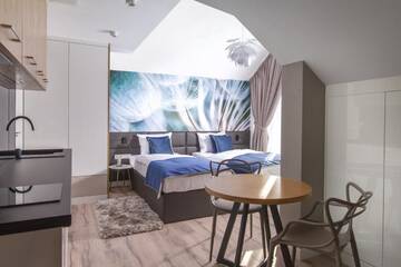 Фото номера Двухместный номер Делюкс с 1 кроватью Апарт-отели My Story Sopot Apartments г. Сопот 7