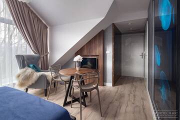 Фото номера Двухместный номер Делюкс с 1 кроватью Апарт-отели My Story Sopot Apartments г. Сопот 11