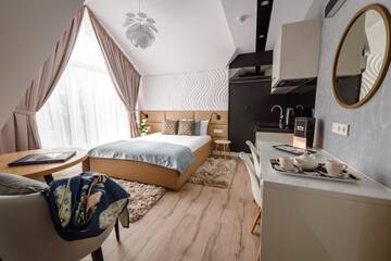 Фото номера Двухместный номер Делюкс с 1 кроватью Апарт-отели My Story Sopot Apartments г. Сопот 4