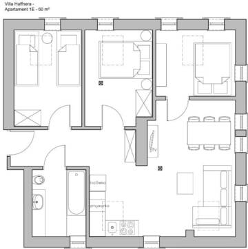 Фото номера Апартаменты с 3 спальнями Апартаменты Sanhaus Apartments - Villa Haffnera г. Сопот 12
