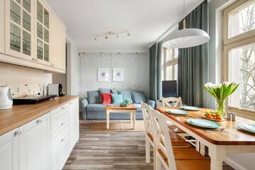 Фото номера Просторные апартаменты с 1 спальней Апартаменты Sanhaus Apartments - Villa Haffnera г. Сопот 4