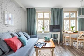 Фото номера Просторные апартаменты с 1 спальней Апартаменты Sanhaus Apartments - Villa Haffnera г. Сопот 8