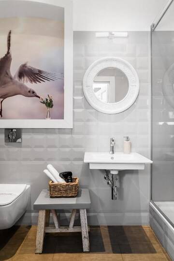 Фото номера Двухместный номер с 1 кроватью и балконом Апартаменты Lion Apartments - Deluxe Rooms г. Сопот 7