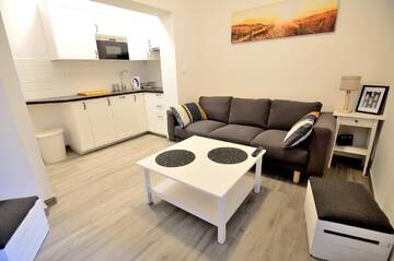 Фото номера Апартаменты с 3 спальнями Апартаменты Victus Apartamenty, Apartament Riviera г. Сопот 14