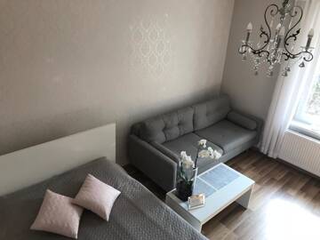 Фото номера Апартаменты с 1 спальней Апартаменты Glamour Apartment przy plaży г. Сопот 12