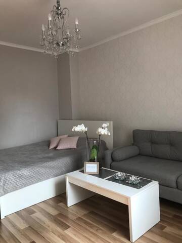 Фото номера Апартаменты с 1 спальней Апартаменты Glamour Apartment przy plaży г. Сопот 22
