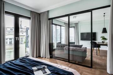 Фото номера Апартаменты с балконом Апартаменты Grand Apartments Wave- Na Fali г. Сопот 4