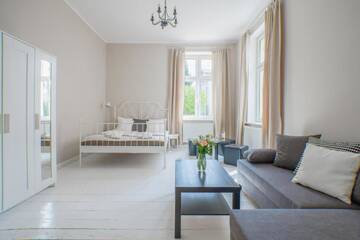 Фото номера Апартаменты с 2 ванными комнатами и 4 спальнями Апарт-отели Riviera Residence Apartments г. Сопот 12