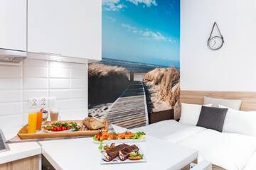 Фото номера Апартаменты-студио с мезонином Апарт-отели Riviera Residence Apartments г. Сопот 4