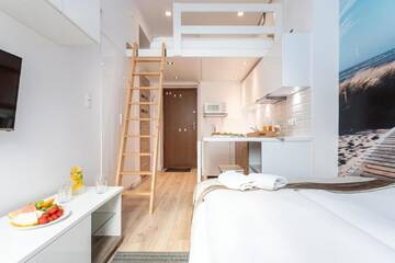 Фото номера Апартаменты-студио с мезонином Апарт-отели Riviera Residence Apartments г. Сопот 5