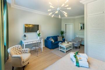 Фото номера Четырехместный номер «Премиум» Апартаменты Sea Sail Apartments г. Сопот 9