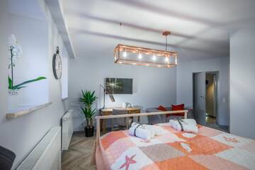 Фото номера Большой улучшенный двухместный номер Апартаменты Sea Sail Apartments г. Сопот 7