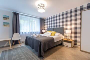 Фото номера Номер Делюкс с кроватью размера «queen-size» Апартаменты Beach House - przy plaży г. Сопот 3
