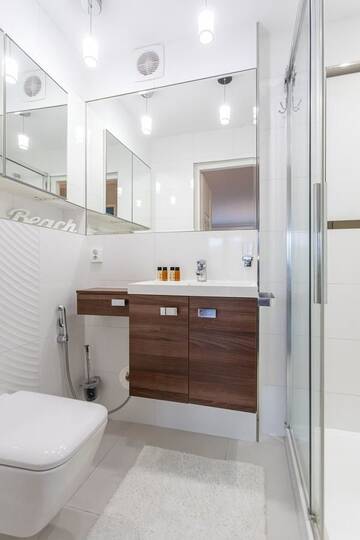 Фото номера Апартаменты с балконом Апартаменты Forest Hamptons Apartment Sopot Aquapark г. Сопот 11
