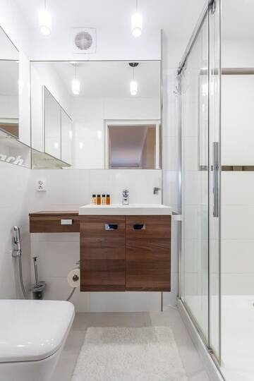 Фото номера Апартаменты с балконом Апартаменты Forest Hamptons Apartment Sopot Aquapark г. Сопот 26