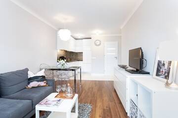 Фото номера Апартаменты с балконом Апартаменты Forest Hamptons Apartment Sopot Aquapark г. Сопот 29