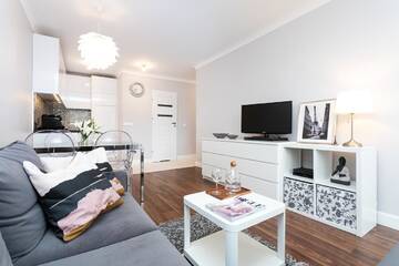 Фото номера Апартаменты с балконом Апартаменты Forest Hamptons Apartment Sopot Aquapark г. Сопот 7