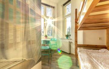 Фото номера Четырехместный номер с общей ванной комнатой Хостелы Dream Hostel Sopot г. Сопот 4