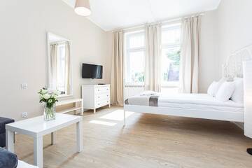 Фото номера Семейный номер с общей ванной комнатой Хостелы Riviera Rooms г. Сопот 7