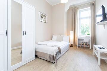 Фото номера Двухместный номер с 1 кроватью и общей ванной комнатой Хостелы Riviera Rooms г. Сопот 6