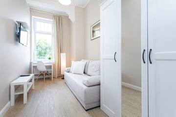 Фото номера Двухместный номер с 1 кроватью и общей ванной комнатой Хостелы Riviera Rooms г. Сопот 7