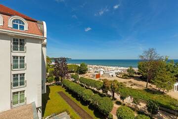 Фото номера Угловой номер с 1 кроватью размера «king-size» и видом на море Отель Sheraton Sopot Hotel г. Сопот 3
