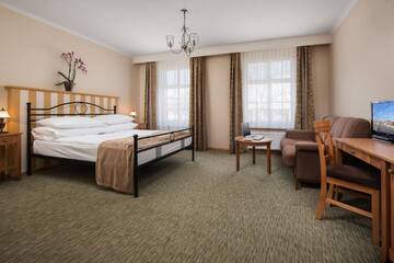 Фото номера Двухместный номер Делюкс с 1 кроватью Отель Hotel Villa Sedan Sopot г. Сопот 5
