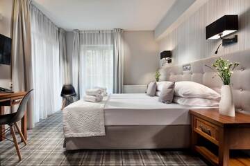 Фото номера Двухместный номер Делюкс с 1 кроватью Отель Hotel Aqua Sopot Family &amp; Friends г. Сопот 5