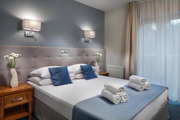 Фото номера Двухместный номер с 1 кроватью или 2 отдельными кроватями Отель Hotel Aqua Sopot Family &amp; Friends г. Сопот 5